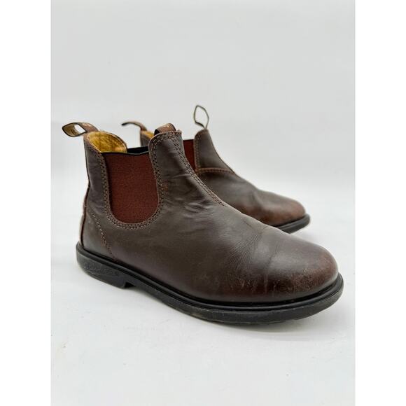 Blundstone Classic Brown Leather Pull-On Chelsea Boots Women's Size 6 - Picture 1 of 7